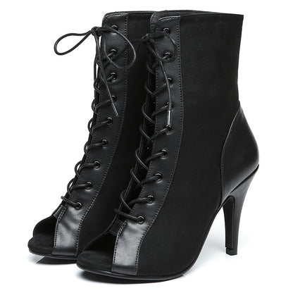 Latin Dance Shoes For Women Black Tango Dance Shoes Waltz Shoes High Dance Shoes Jazz Puma Shoes Women