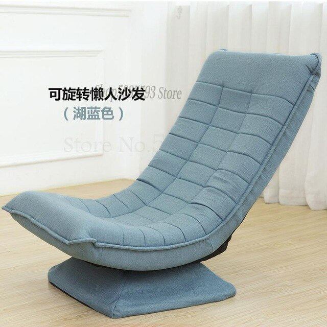Lazy Sofa Single Rotation Tatami Folding Simple Modern Home Balcony Lounge Chair Bedroom Reading Sofa