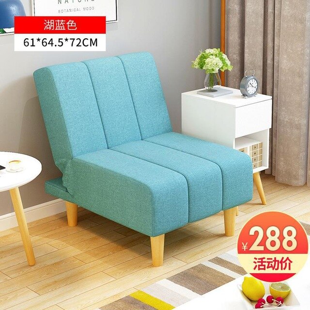 Lazy Sofa Small Huxing Living Room Sofa Multifunctional Folding Sofa Bed Bedroom Tatami Fabric Sofa Combination