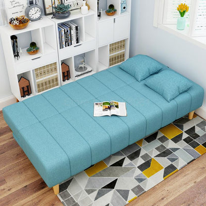 Lazy Sofa Small Huxing Living Room Sofa Multifunctional Folding Sofa Bed Bedroom Tatami Fabric Sofa Combination