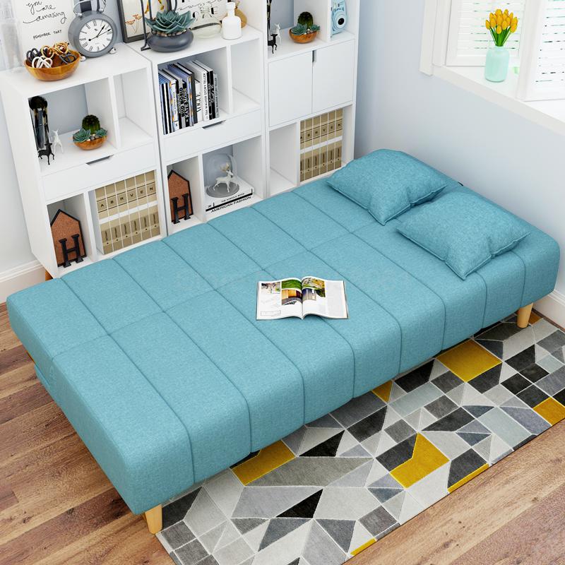 Lazy Sofa Small Huxing Living Room Sofa Multifunctional Folding Sofa Bed Bedroom Tatami Fabric Sofa Combination