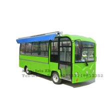 Load image into Gallery viewer, Length customized electric mobile food truck moving dining cart outdoor street tourist car by sea transportation
