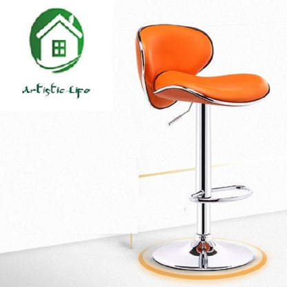 Lifting front desk bar table and chair household stool swivel chair European style high stool bar stool modern and simple