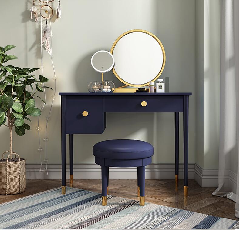 Light luxury dressing table ins dressing table dressing table net red small apartment postmodern bedroom Nordic style