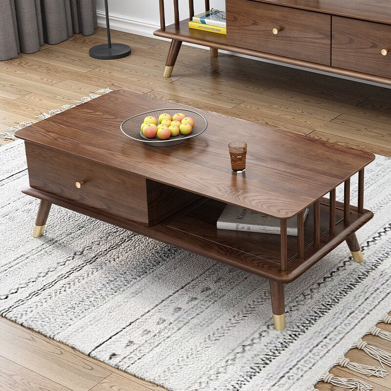 Living Room Furniture Sofa Table Ash Solid Wood Coffee Table TV Cabinet TV Stand. Coffee Table. Tea Table Basse Muebles Mesa 100/120*56*43cm