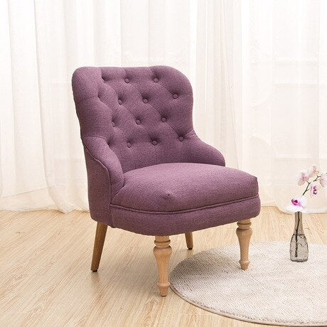 Living Room Sofas Living Room Home Furniture solid wood fabric sofa chair single sofa muebles recliner canape salon modern sale