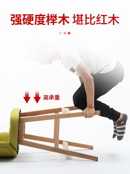 Louis Fashion Bar Chairs Solid Wooden Table Chair High Footstool Modern Simple Stool Bar Chair