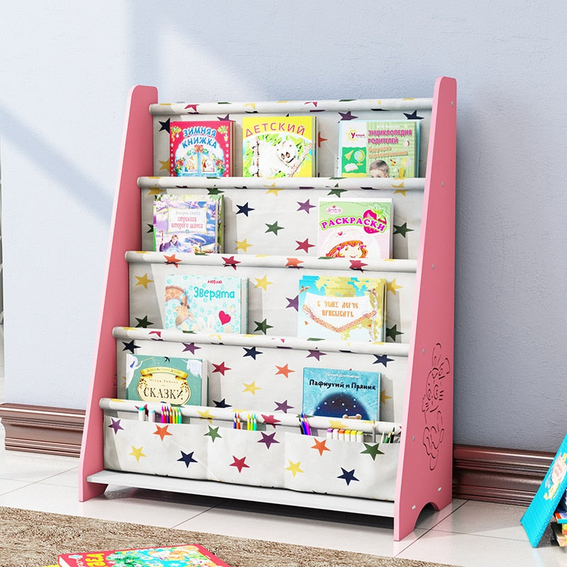 Louis Fashion Children's Bookcases  Landing simple shelf economic kindergarten picture book storage rack