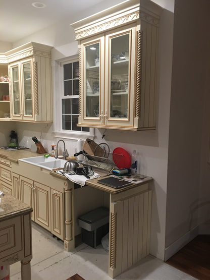 Luxury American Solid Wood Kitchen Cabinet