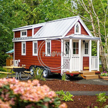 Load image into Gallery viewer, Luxury Prefab Villa large Tiny House Prefabricated Tinyhouse Container Foldable Homes on Wheels
