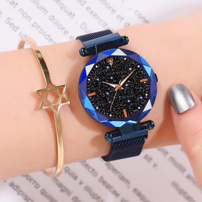 Luxury Women Watches 2019 Ladies Watch Starry Sky Magnetic Waterproof Female Wristwatch Luminous relogio feminino reloj mujer