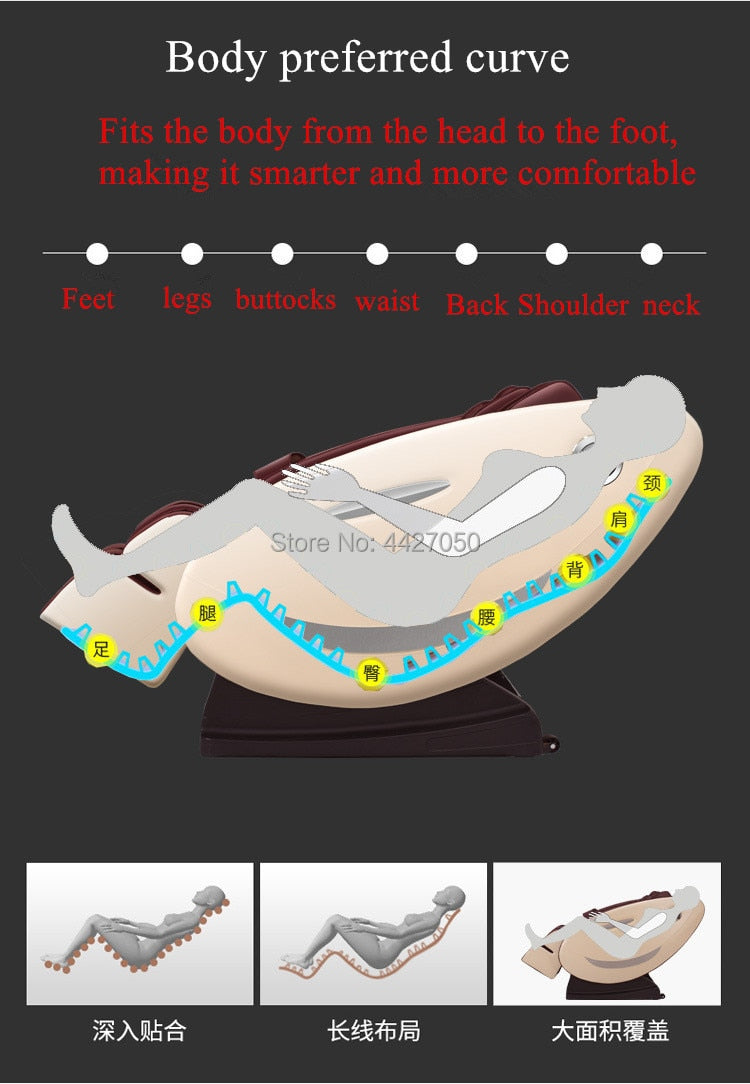 Luxury massage chair sofa chairManufacturer price luxury zero gravity space seat electric intelligent massage chair massage sofa