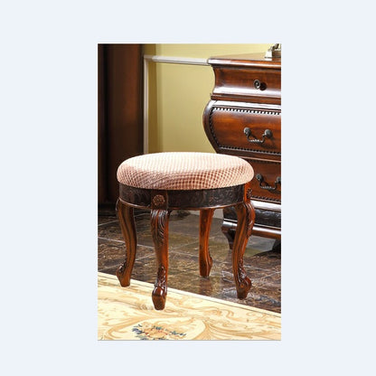Luxury wooden vanity makeup table with mirror and chair Роскошный деревянный косметический столик GF30.3