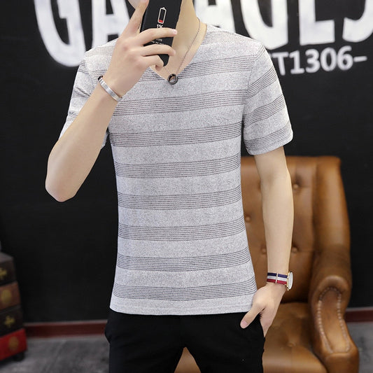 Men's autumn  personality clothes sweater t-sKorean version  clothes student tide brand wear