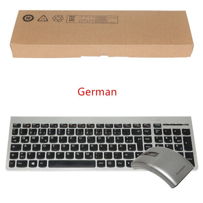 MAORONG TRADING Original Mute Comfortable Keyboard and Mouse Combo for Lenovo A730 High-end AIO Machine Supporting RU DE ES