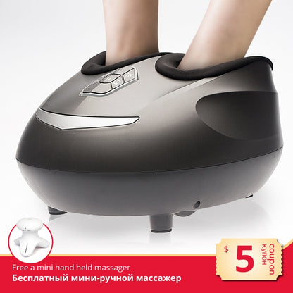 MARESE Electric Foot Massager Heated Roller Shiatsu Massage Machine Vibration Air Pressure Infrared Heating Healthy Care