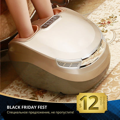 MARESE Electric Foot Massager Vibration Shiatsu Kneading Air Pressure Massage Machine  Carbon Fiber Heating Device Massageador