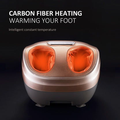 MARESE Electric Foot Massager Vibration Shiatsu Kneading Air Pressure Massage Machine  Carbon Fiber Heating Device Massageador