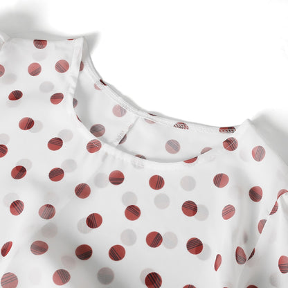 MD African Print Polka Dot Maxi Dresses Women Long Sleeve Chiffon Dress Underdress 2 Pieces Set New Muslim Fashion Evening Gowns