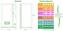 Load image into Gallery viewer, MDB Protocol Payment System Bill currency Payment Snack and Drink Self Service Cosmetics Vending Machine Vending Kiosk
