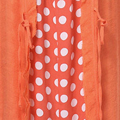 MISSOMO Plus Size 5XL Dress Women Vintage Boho O-Neck Dot Print Lace Two-piece long maxi dress women clothes girls vestidos 710