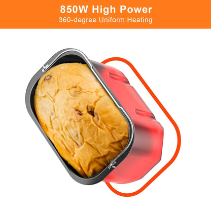 MOOSOO Bread Machine Automatic Bread Machine 870w Ferment Flour Maker Toaster Bread Electric Breakfast bread machine maker