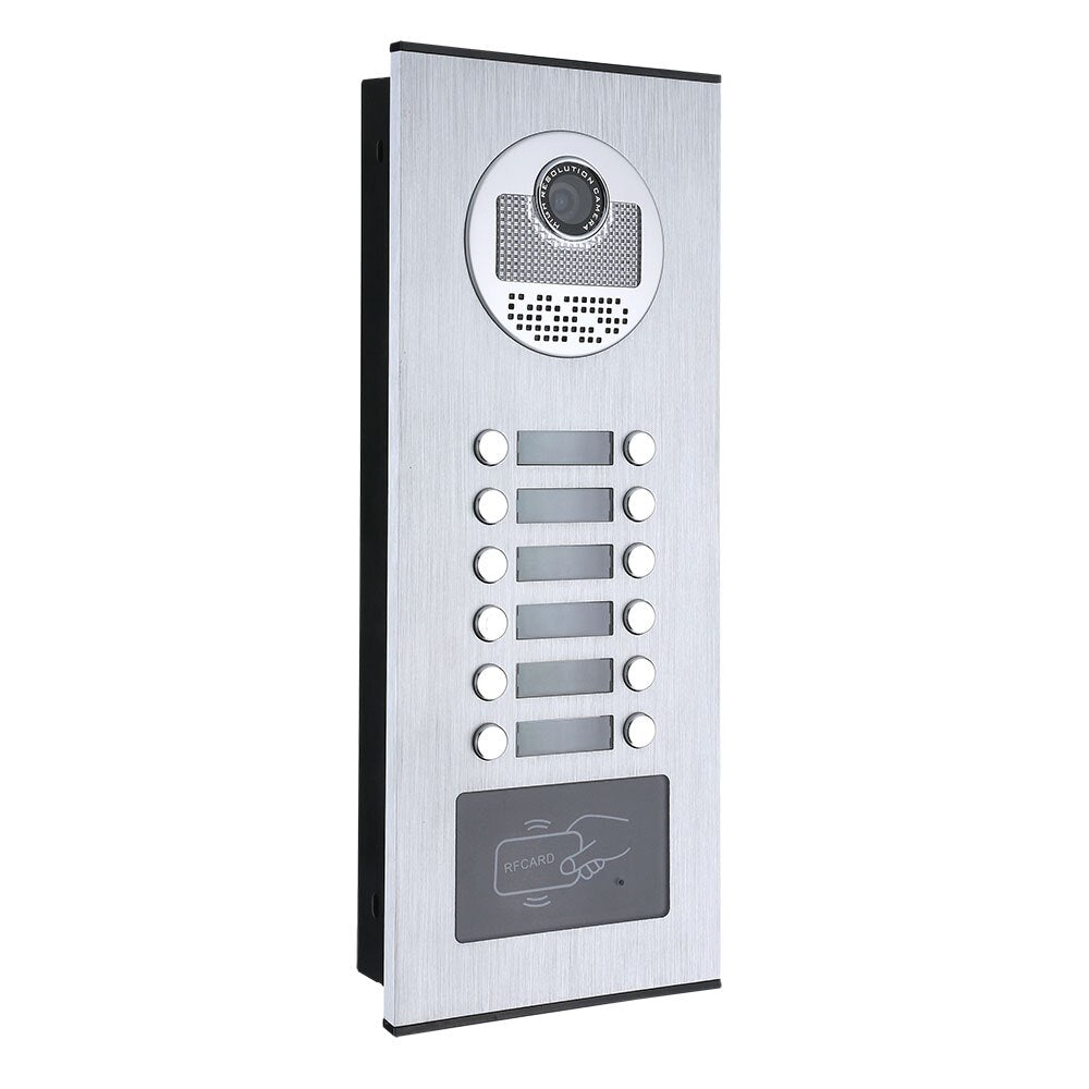 MOUNTAINONE Video Intercom Systems 12 apartments 9 inch Wifi Video Door Phone System RFID IR-CUT HD 1000TVL Doorbell Camera