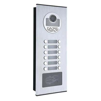 MOUNTAINONE Video Intercom Systems 12 apartments 9 inch Wifi Video Door Phone System RFID IR-CUT HD 1000TVL Doorbell Camera