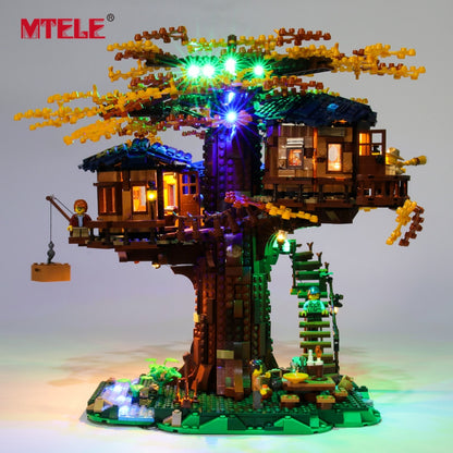 MTELE Brand LED Light Up Kit For 21318 Ideas Series Tree House