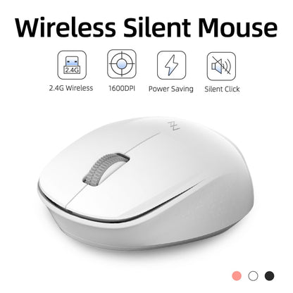 Machenike CM310 Wireless Mouse Silent Buttons Ergonomic Mute Mice Computer Mouse 1600 DPI Optical 2.4G Receiver Slim Mouse