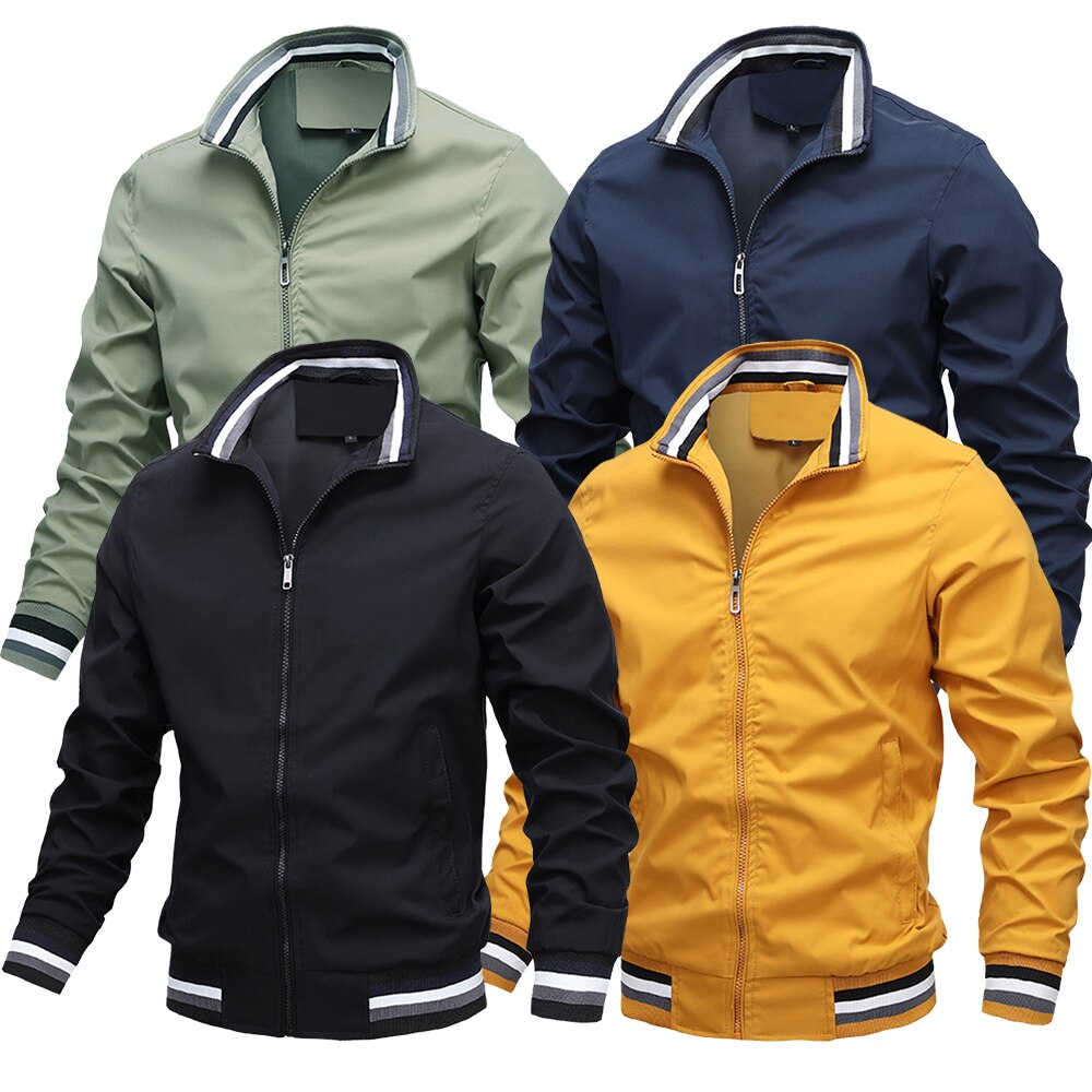 Men Military Jacket Mens Bomber Jackets Autumn Winter Men Outerwear Casual Long Sleeve Jackes and Coats Waterproof Mens Clothing