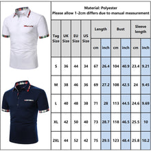 Charger l&#39;image dans la galerie, Men Polo Shirt 2021 Summer Fashion Classic Casual Tops Short Sleeves Cotton High Quality Mandarin Collar Men Slim Polo Homme
