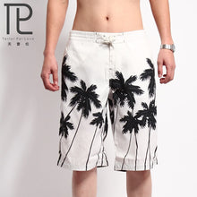 将图片加载到图库查看器，Men&#39;s Beach Shorts Mens Board Shorts Summer Clothing Coconut Trees Shorts Quick Dry sea Shorts masculina letter board bermuda
