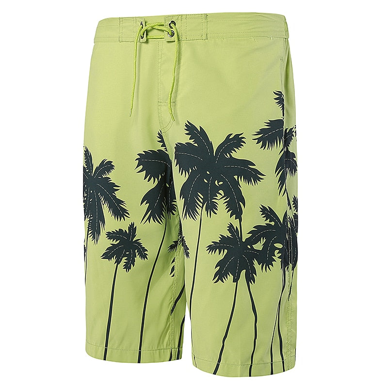 Men's Beach Shorts Mens Board Shorts Summer Clothing Coconut Trees Shorts Quick Dry sea Shorts masculina letter board bermuda