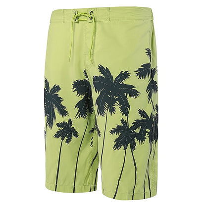 Men's Beach Shorts Mens Board Shorts Summer Clothing Coconut Trees Shorts Quick Dry sea Shorts masculina letter board bermuda