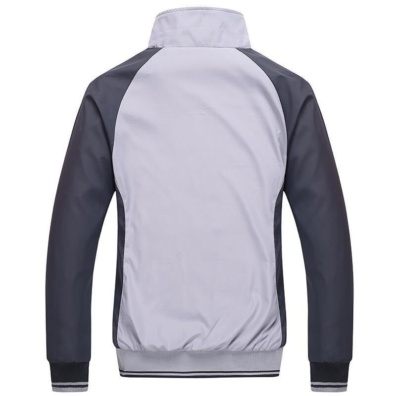 Men's Sportswear New Spring Autumn 2 Piece Sets Sports Suit Jacket+Pant Sweatsuit Male Print Clothing Tracksuit Size L-5XL