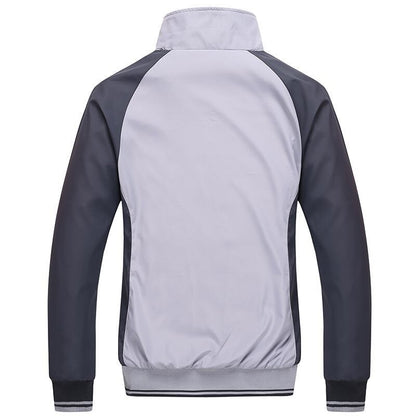 Men's Sportswear New Spring Autumn 2 Piece Sets Sports Suit Jacket+Pant Sweatsuit Male Print Clothing Tracksuit Size L-5XL