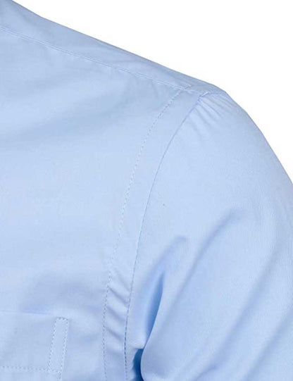 Men's Top Quality Dress Shirts 2021 Fashion New Slim Fit Long Sleeve Shirt Men Black White Formal Button Up Shirt Chemise Homme