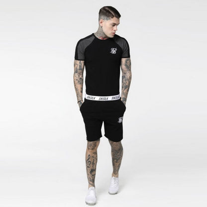 Men's Summer Silk Embroidery Gym Fitness Bodybuilding Casual Joggers Workout Brand Sporting Short Pants Sweatpants Sportswear