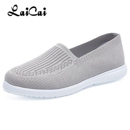 Mesh Shoes Women Summer Old Beijing Cloth Shoes Women's Shoes Breathable Hollow Mesh Casual Sneakers Women Middle-aged Mom Shoes