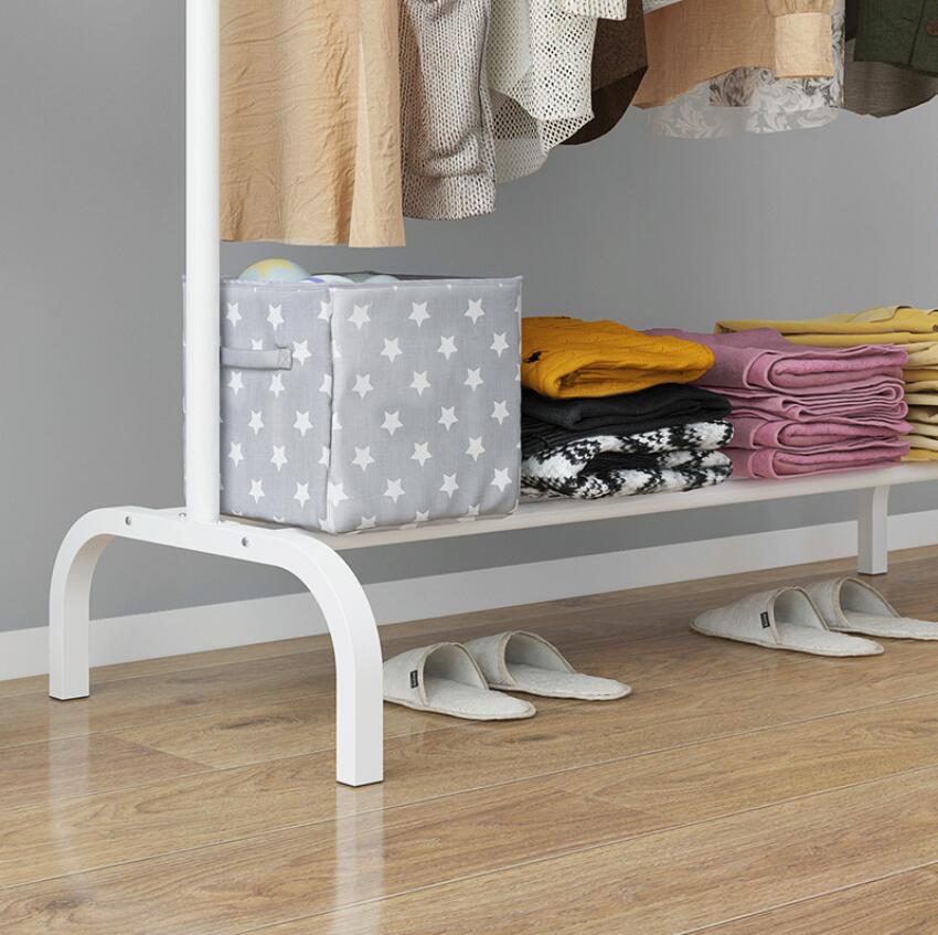 Metal Drying Clothing Rack. Floor Standing Hanger Storage Clothes Rack Coat Rack Living Room Furniture