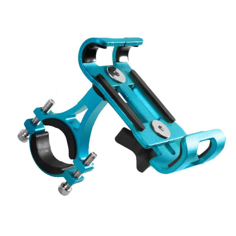 Metal Motorcycle Bike Phone Holder Aluminum Alloy Anti-slip Bracket GPS Clip Universal Bicycle Phone Stand for all Smartphones