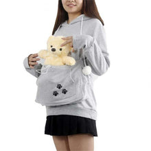 Load image into Gallery viewer, Mewgaroo Cat Lovers Hoodies Women Hooded Casual Pet Kangaroo Sweatshirt Women Pouch Hoodie Big Size Hoody Ladies Tops Sudaderas
