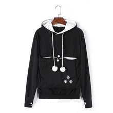 Load image into Gallery viewer, Mewgaroo Cat Lovers Hoodies Women Hooded Casual Pet Kangaroo Sweatshirt Women Pouch Hoodie Big Size Hoody Ladies Tops Sudaderas
