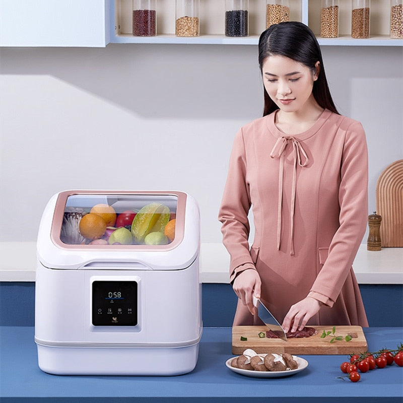 Midea Cuckoo dishwasher automatic household drying small mini desktop free installation smart dish washing machine
