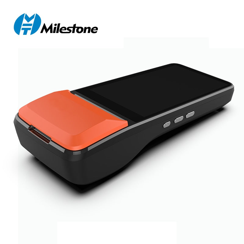 Milestone  58mm Thermal Receipt Printer Cash Registers PDA Android Handheld POS Terminal For Mobile Order eSIM 3G WiFi Barcode
