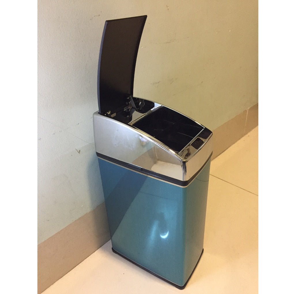 Mini 3L & 4L Sensor Waste Bin No Touch Garbage Can Infrared Recycling Bin Stainless Steel