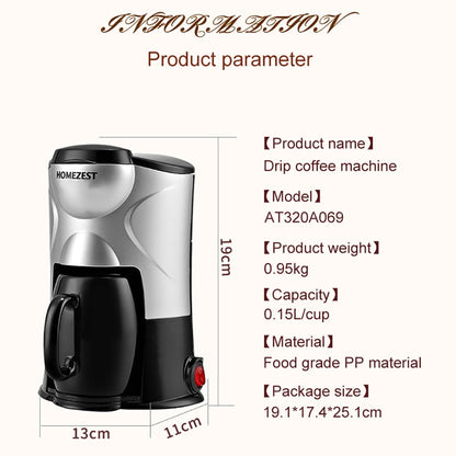 Mini Coffee Machine Tea Maker 220V Home Protable Fully Automatic American Coffee Maker 2020 New