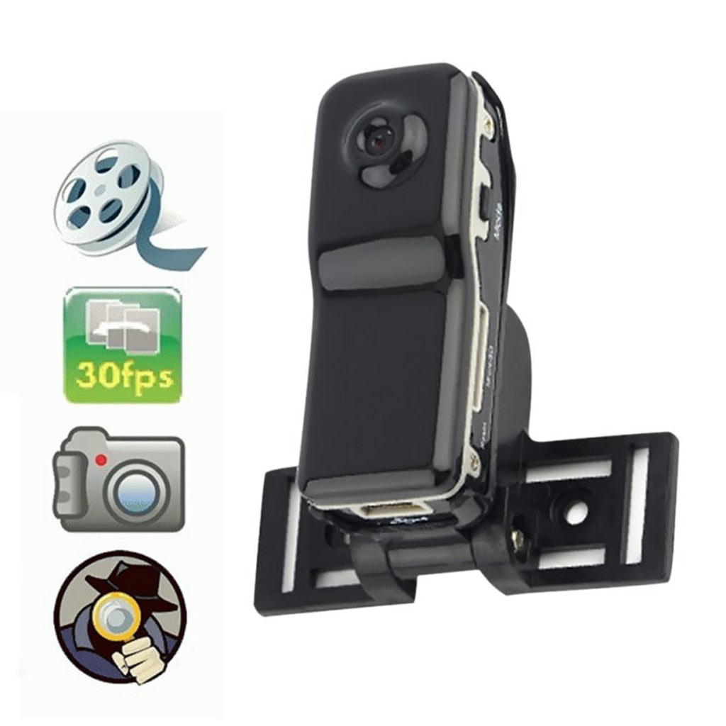 Mini DV Camcorder Home Security Mini Camera Webcam DV DVR Video Camera Webcam Video Audio Camera Recorder,Black