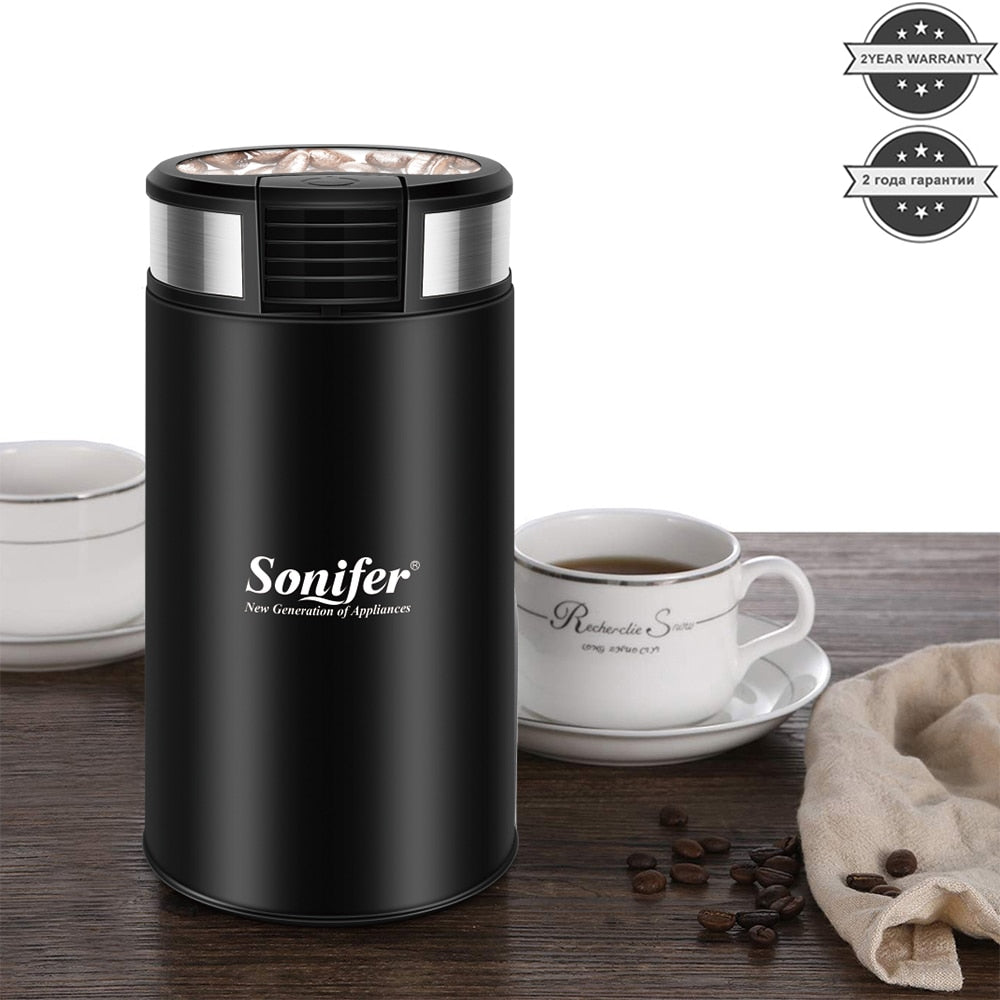 Mini Electric Coffee Grinder Maker Beans Grain Spices Mill Herbs Nuts Herb Grinder Cafe Electric Coffee Mill 220V Sonifer